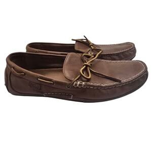 Polo Ralph Lauren Wynding‎ Drivers Moccasin Leather Loafers Brown Mens Size 9.5D